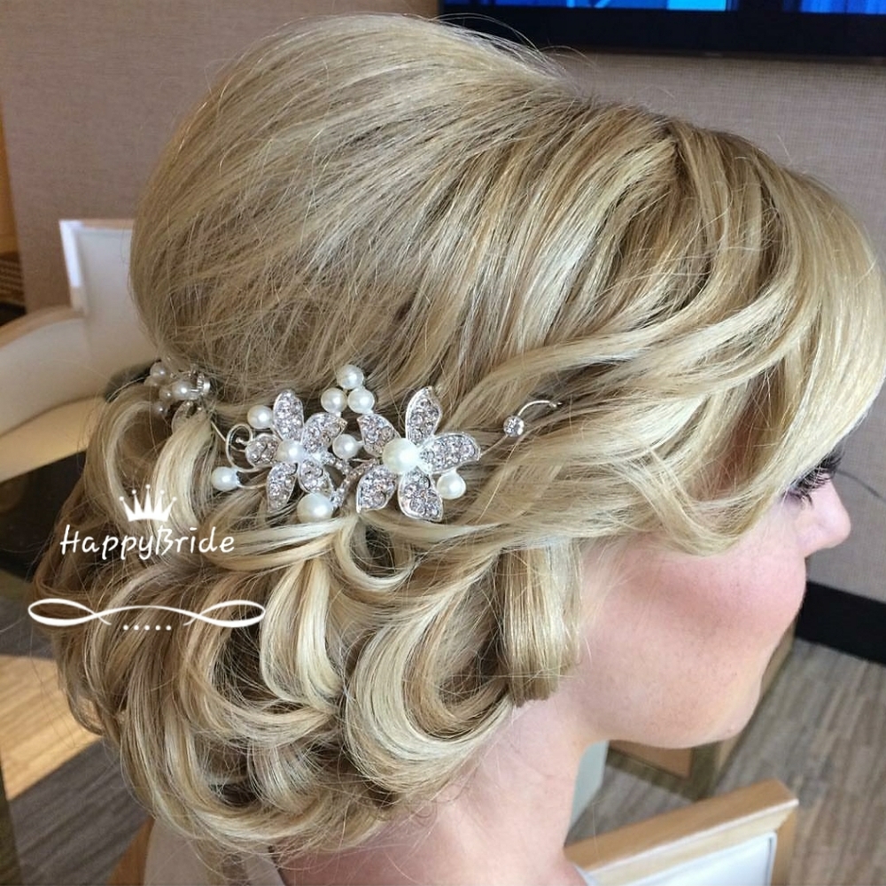 Headband Hair clip Flowers & Pearls